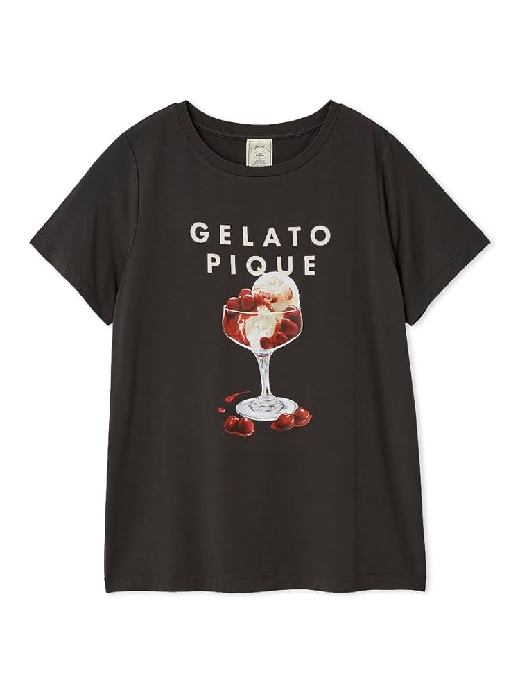 Amazon | [ジェラート ピケ] COOLレーヨンデザートロゴTシャツ